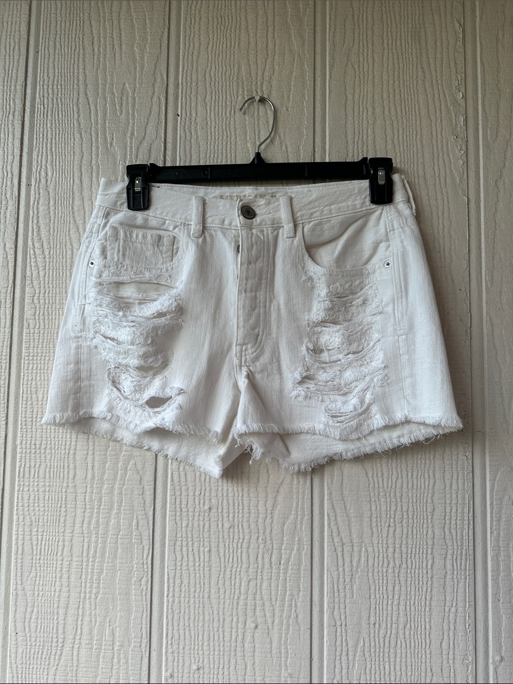 American Eagle Ripped Distressed Denim Shorts